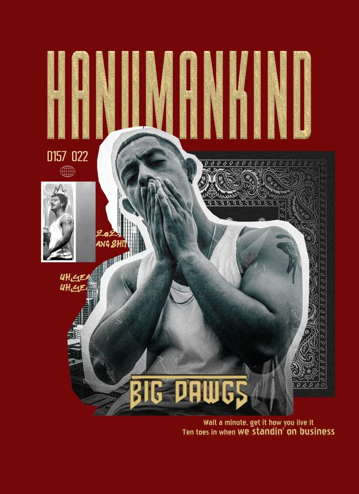 Hanumankind Big Dawgs Desi Hip-Hop Poster