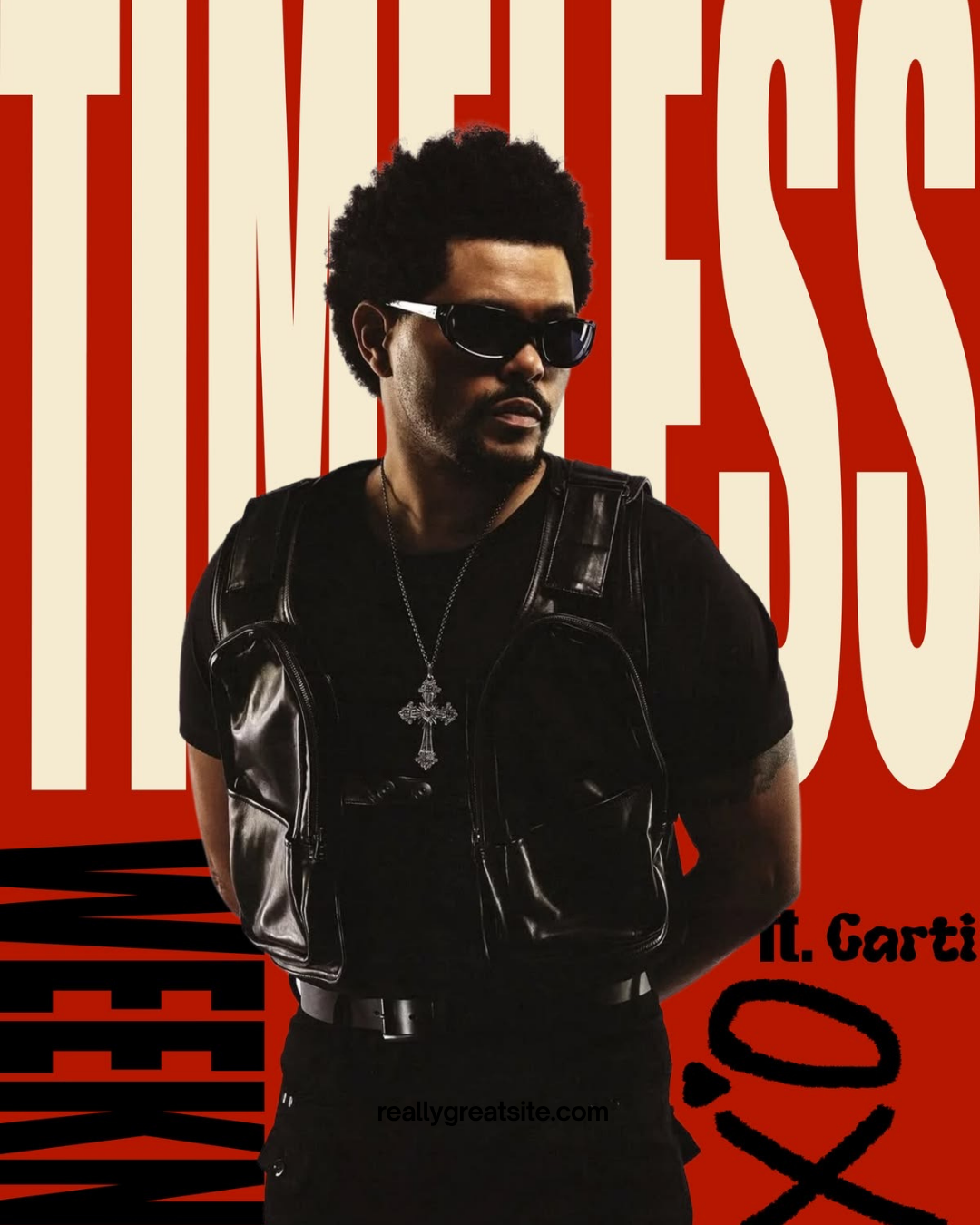 The Weeknd ft. Playboi Carti Timeless Single Poster