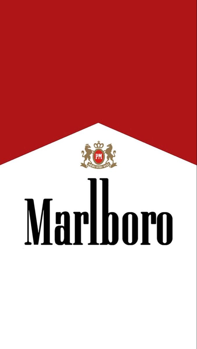 Marlboro Red Vintage Minimalist Pack Poster