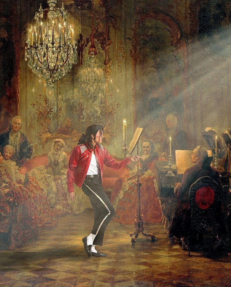 The King of Pop - Michael Jackson Classical Renaissance Art Poster⁠