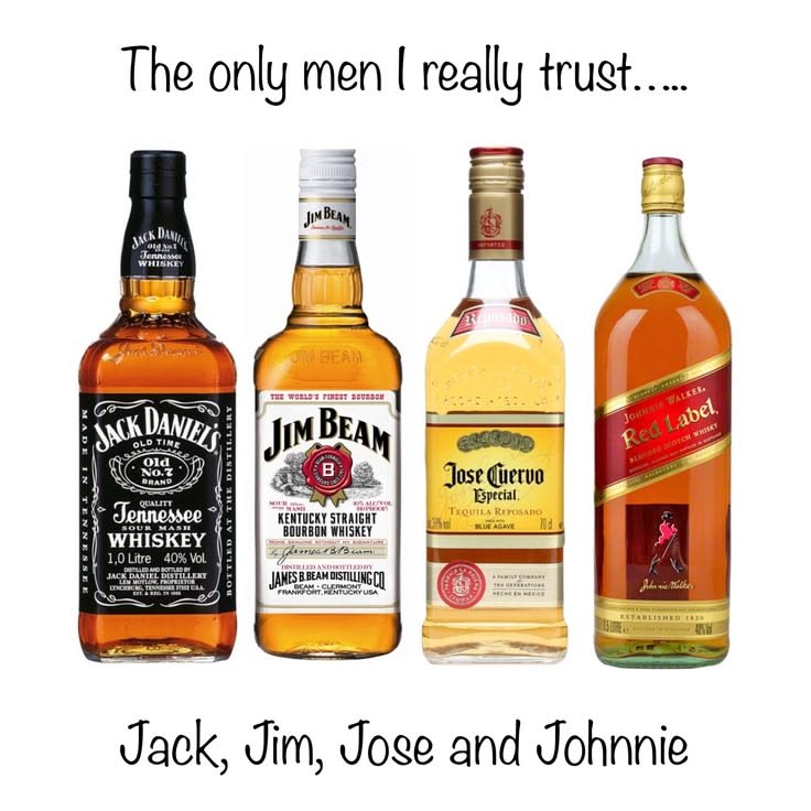 The Only Men I Really Trust Jack Jim Jose Johnnie Poster